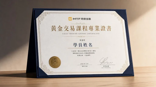黄金交易课程证书
